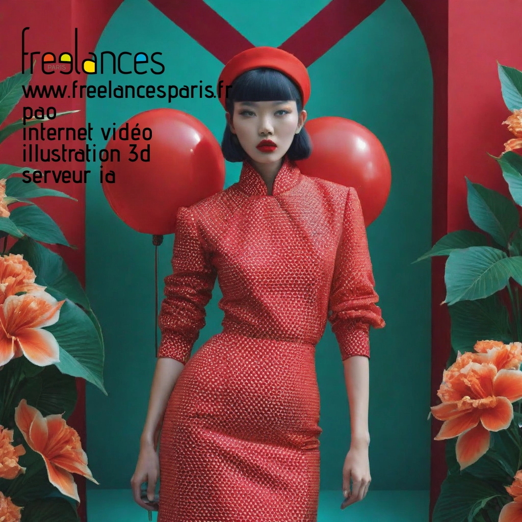 Pao mise en page internet vidéo illustration 3d serveur IA générative AI freelance paris studio de création magazines lcxo9bk0